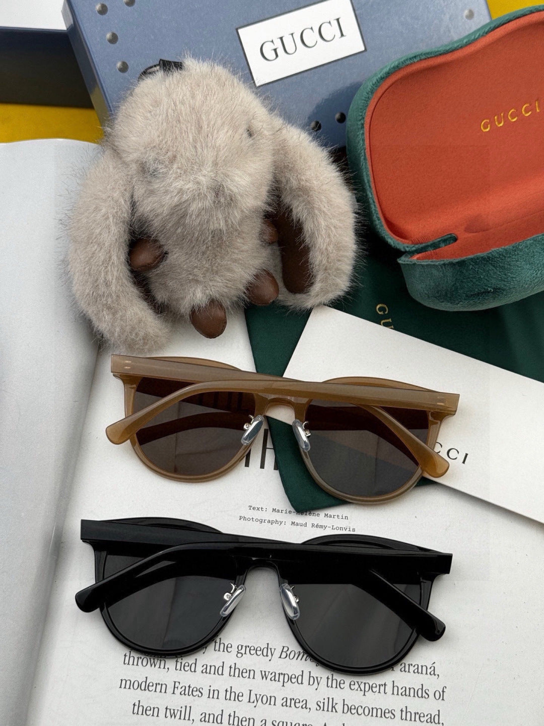 Gucci G6910 Polarized Round Brown Lens Sunglasses for Women - detail image 5