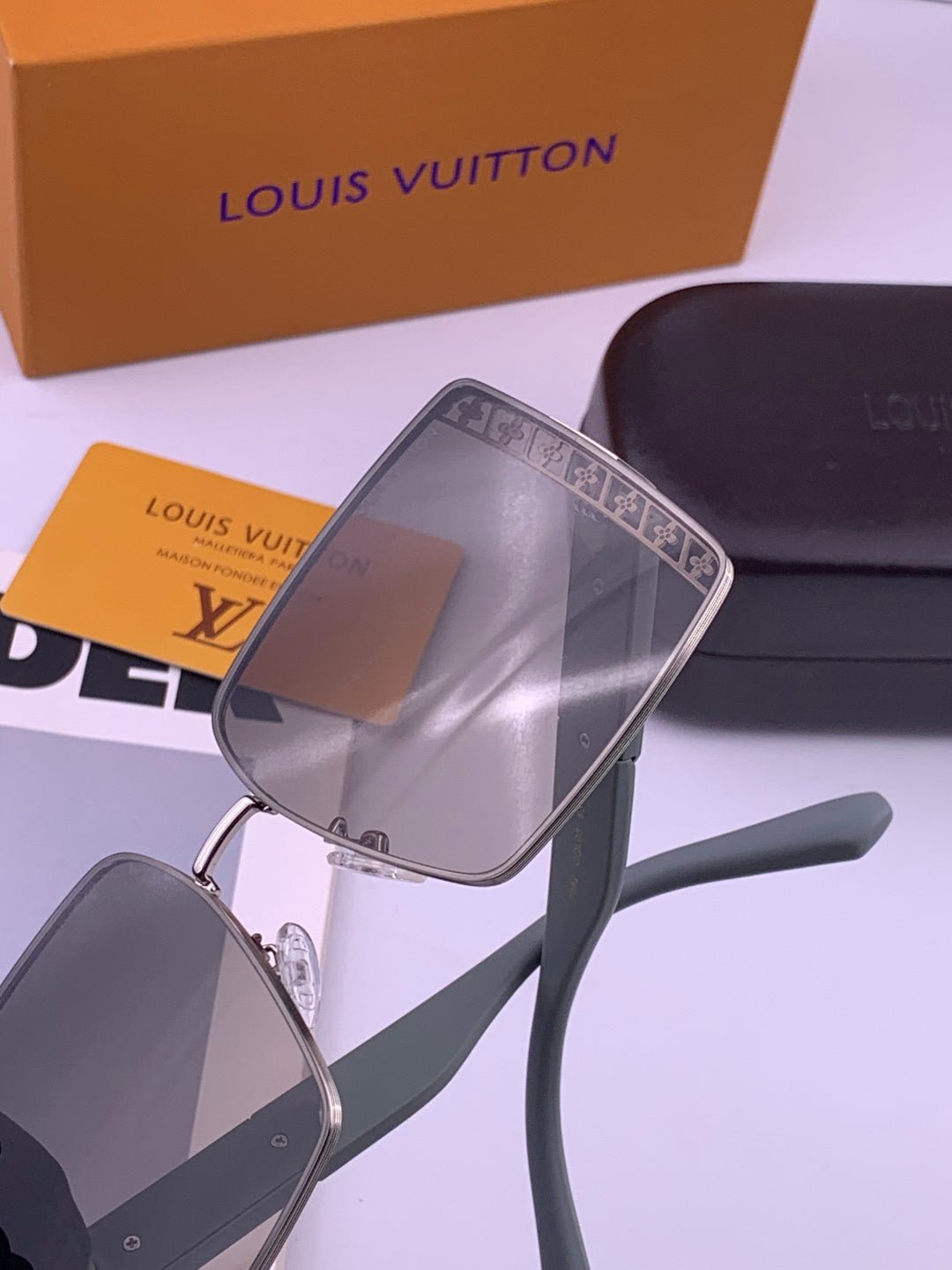 Louis Vuitton L2798 Polarized Square Gray Lens Sunglasses for Men & W - 431284 - detail image 5