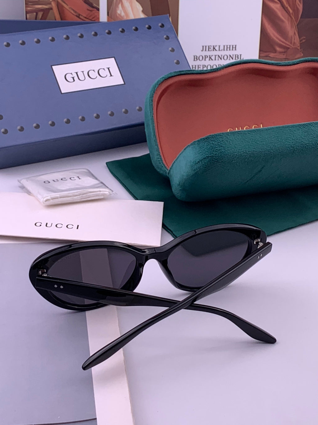 Gucci G65504 Polarized Fashion Black Lens Sunglasses for Men & Women - 431436 - detail image 4