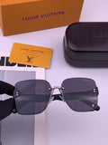 Louis Vuitton L1550 Square Gold Lens Sunglasses for Men & Women - 431286