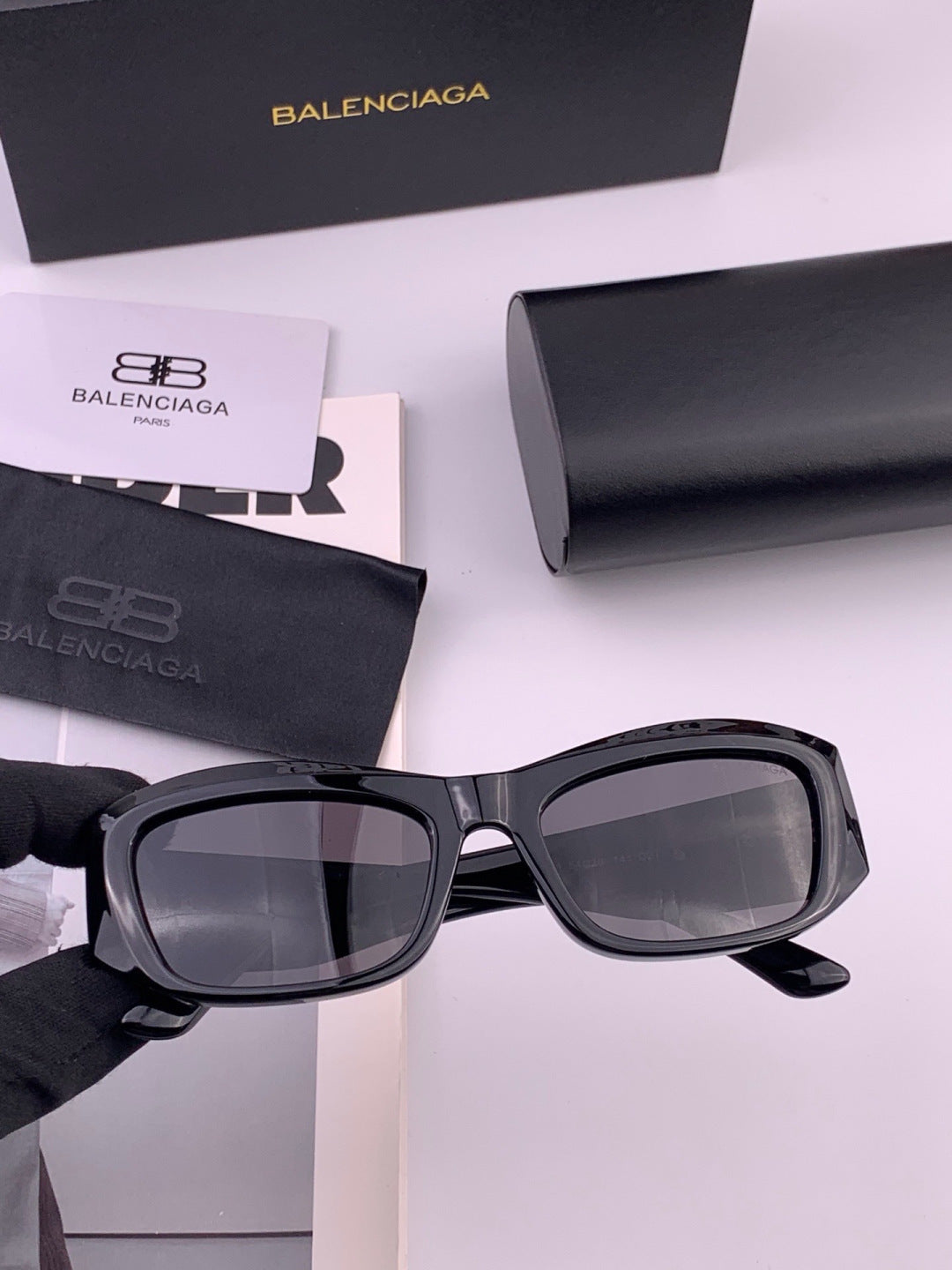 Balenciaga BL1992 Polarized Metal Fashion Pink Lens Sunglasses for Me - 432551 - detail image 3