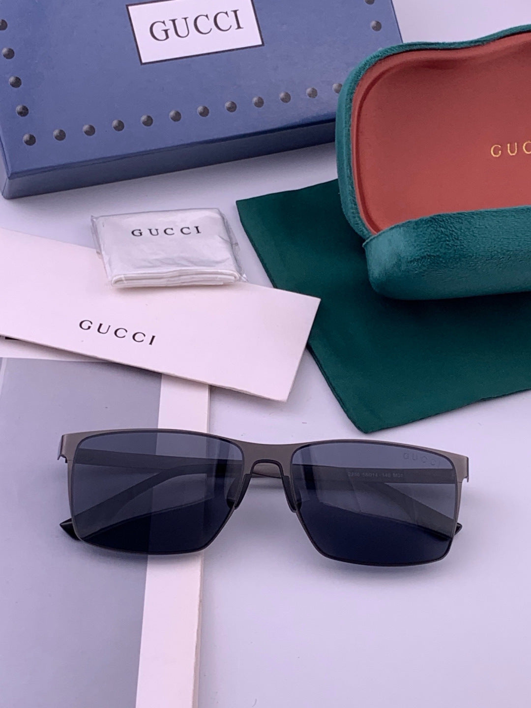 Gucci G6225 Polarized Aviator Gold Lens Sunglasses for Men - 431410 - detail image 7