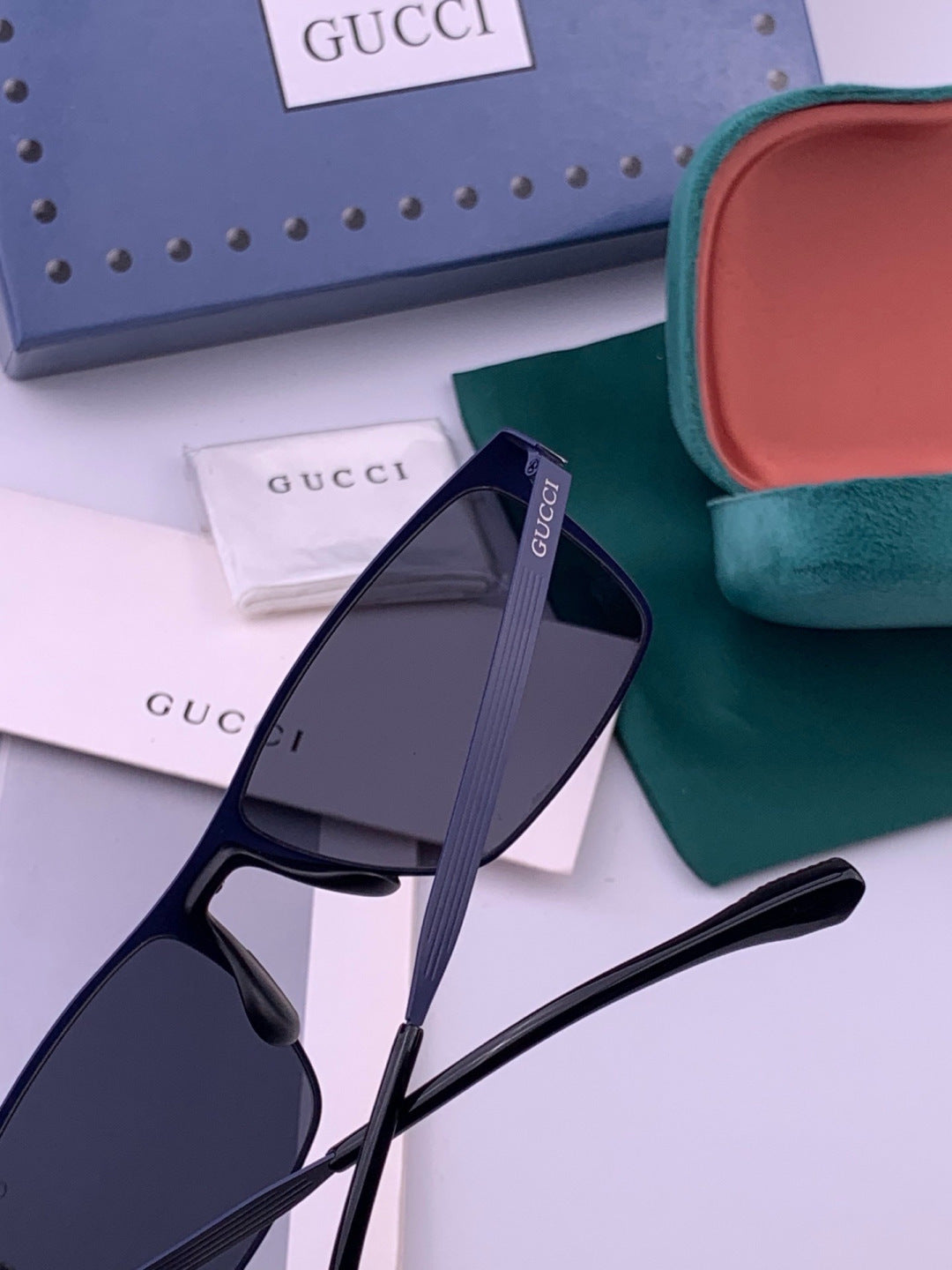 Gucci G6225 Polarized Aviator Gold Lens Sunglasses for Men - 431411 - detail image 4