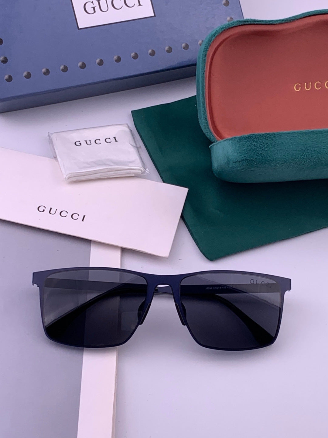 Gucci G6225 Polarized Aviator Gold Lens Sunglasses for Men - 431411 - detail image 7