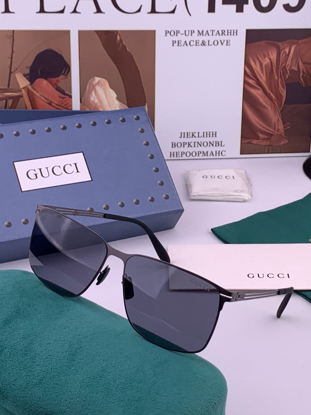 Gucci G7710 Fashion Brown Lens Sunglasses for Men & Women - 431412 - detail image 2