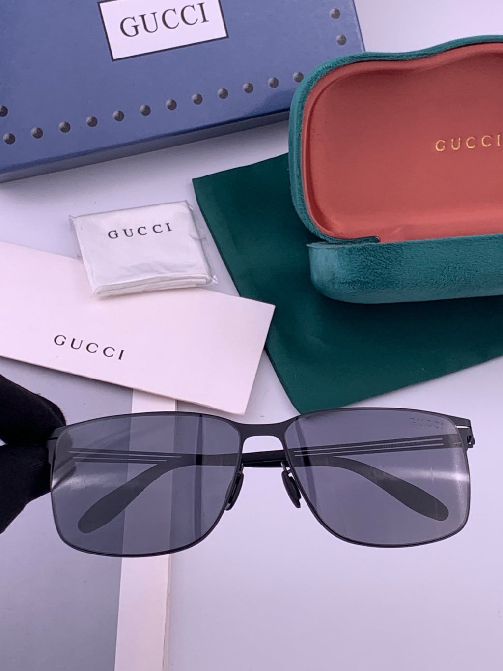 Gucci G7710 Fashion Gold Lens Sunglasses for Men & Women - 431413