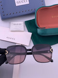 Gucci G9223 Polarized Square Brown Lens Sunglasses for Men & Women - 431362
