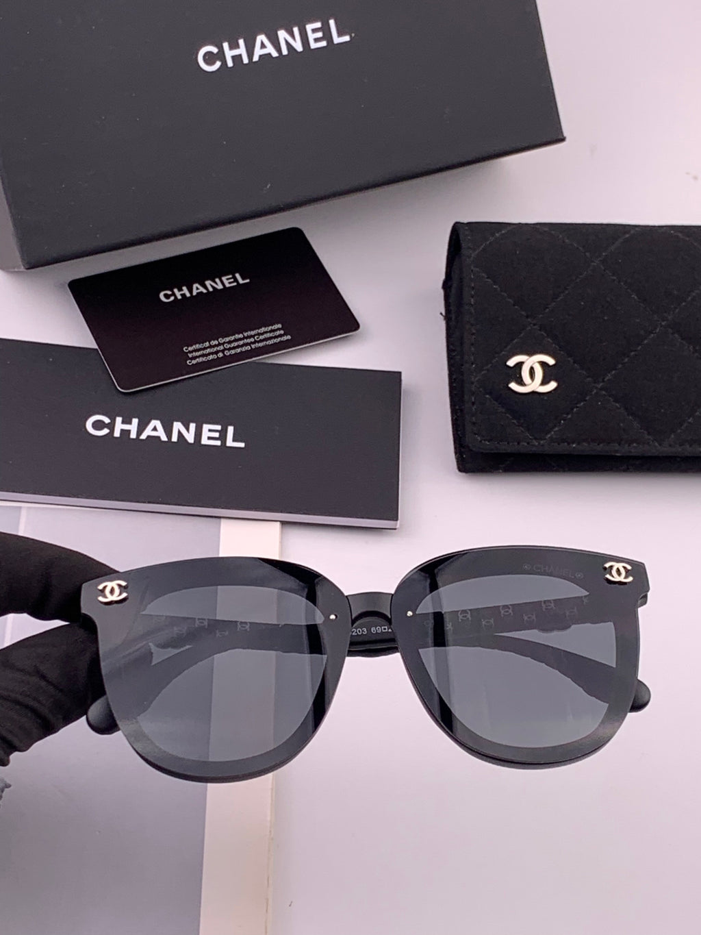 Chanel CH3620 Polarized Square Brown Lens Sunglasses for Men & Women - 431590