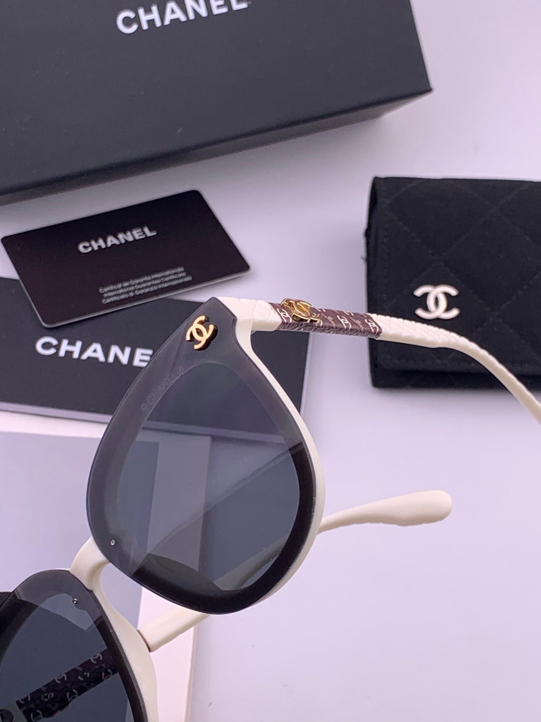 Chanel CH3620 Polarized Square Brown Lens Sunglasses for Men & Women - 431591 - detail image 3