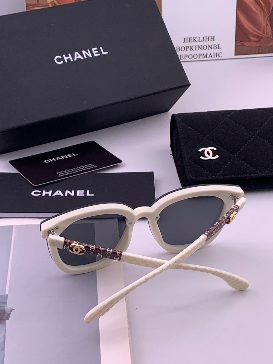 Chanel CH3620 Polarized Square Brown Lens Sunglasses for Men & Women - 431591 - detail image 4