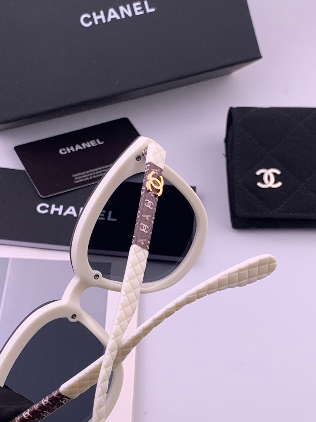 Chanel CH3620 Polarized Square Brown Lens Sunglasses for Men & Women - 431591 - detail image 5