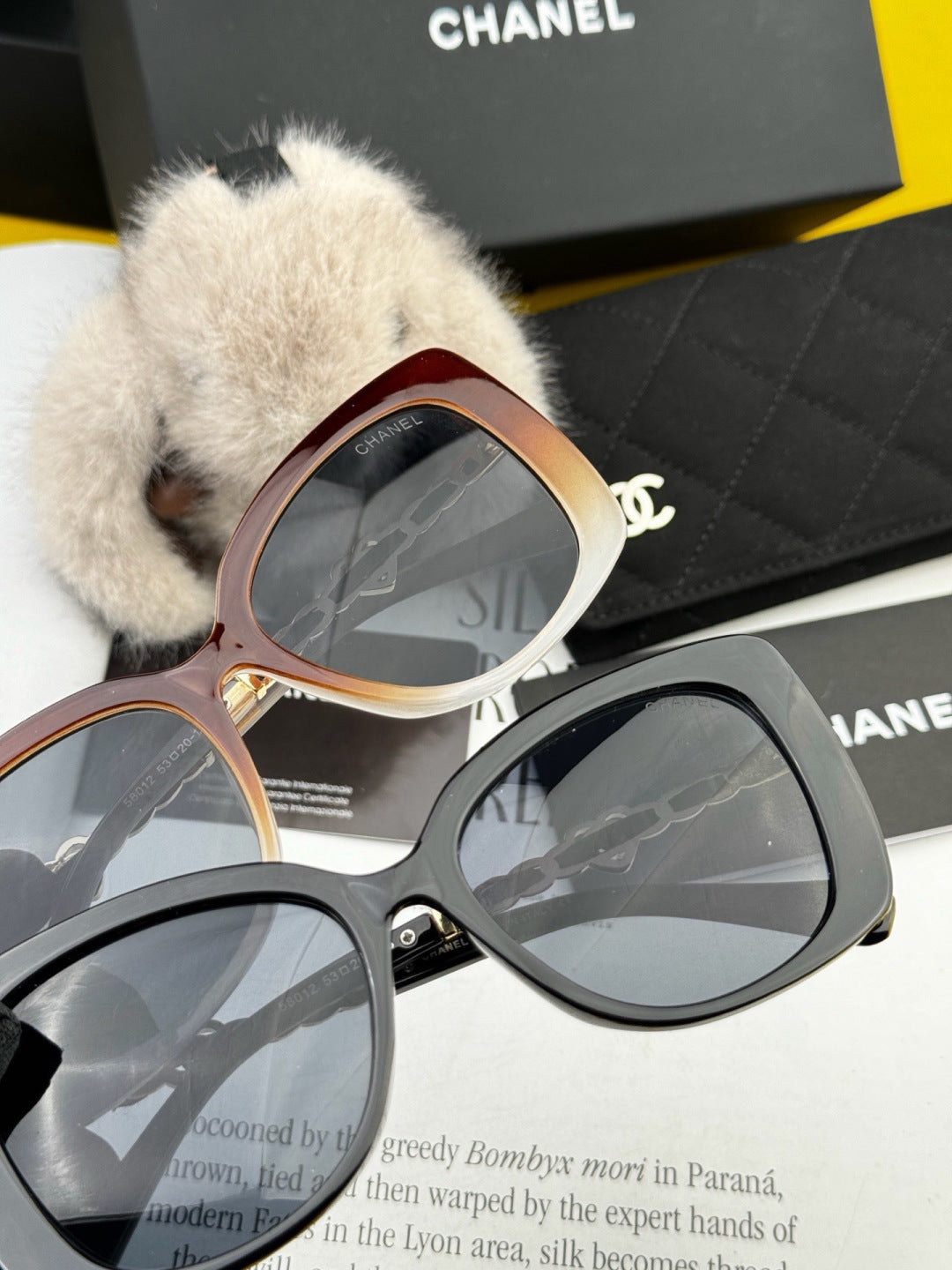 Chanel CH25801 Square Brown Lens Sunglasses for Men & Women - 431573 - detail image 5