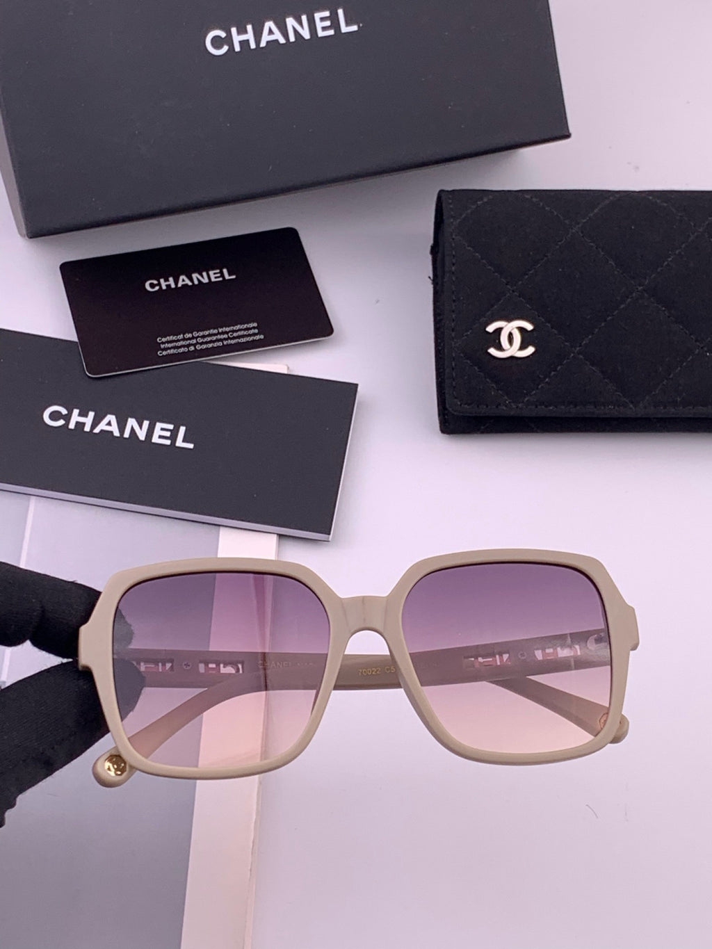 Chanel CH27002 Fashion Purple Lens Sunglasses for Men & Women - 431577