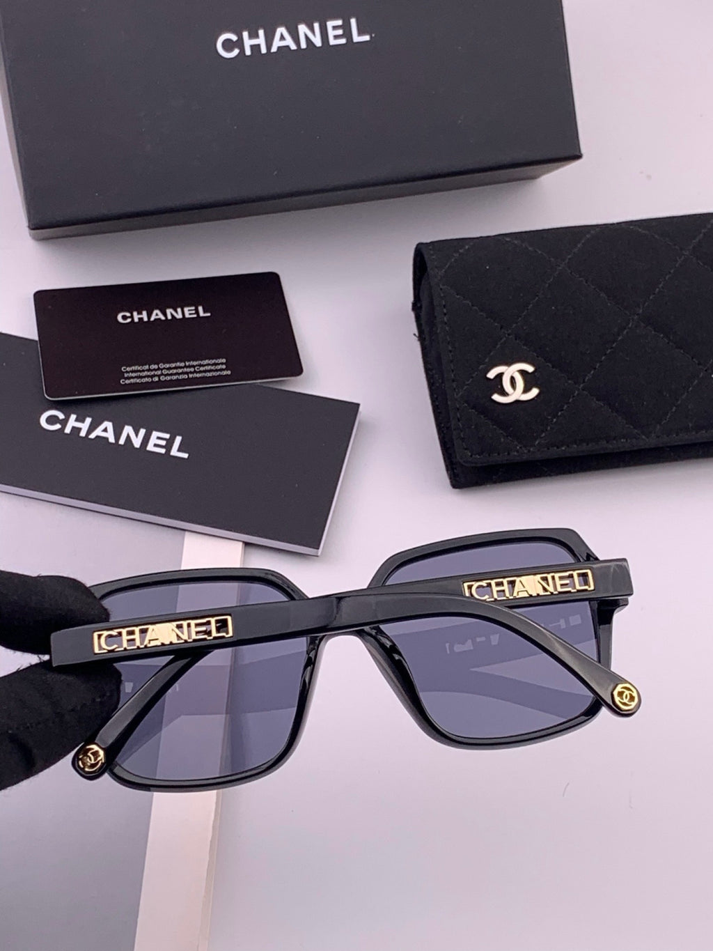 Chanel CH27002 Fashion Black Lens Sunglasses for Men & Women - 431578 - detail image 4