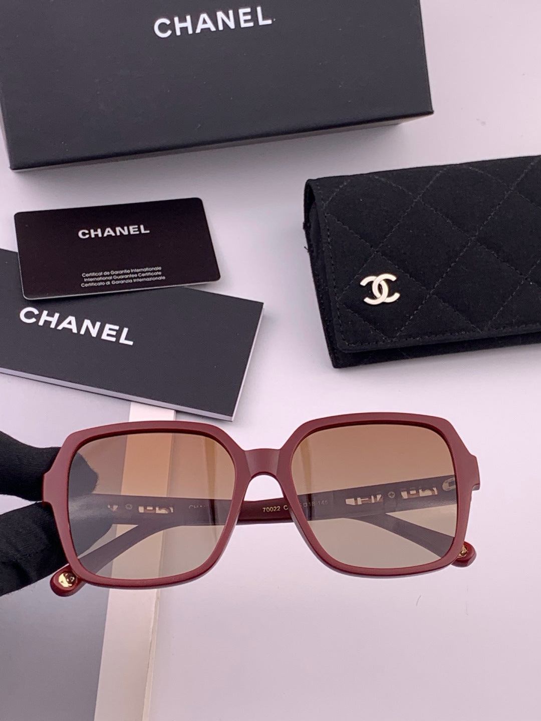 Chanel CH27002 Fashion Red Lens Sunglasses for Men & Women - 431579