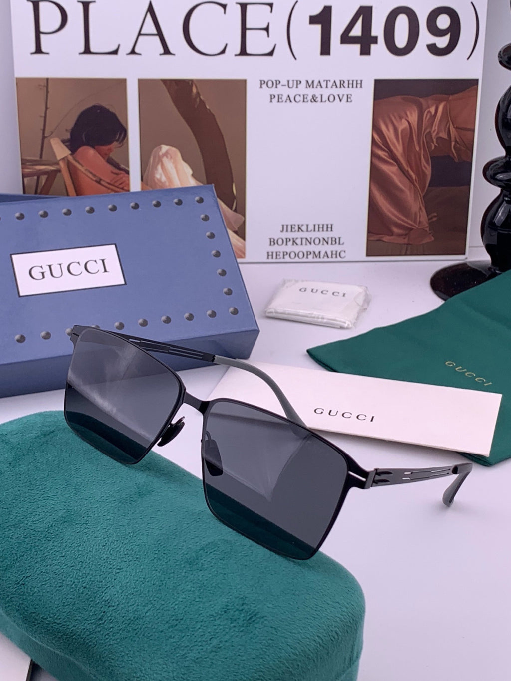 Gucci G2882 Fashion Pink Lens Sunglasses for Men & Women - 431331 - detail image 2