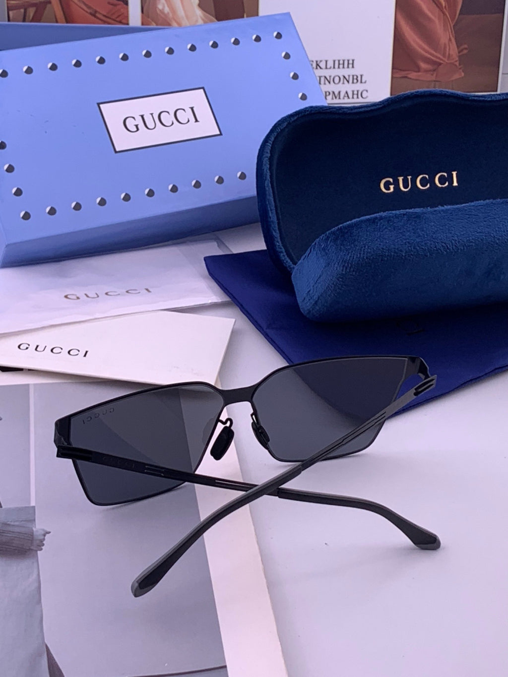 Gucci G7882 Polarized Fashion Orange Lens Sunglasses for Men & Women - 431333 - detail image 6