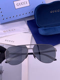 Gucci G2380 Polarized Aviator Orange Lens Sunglasses for Men - 431335