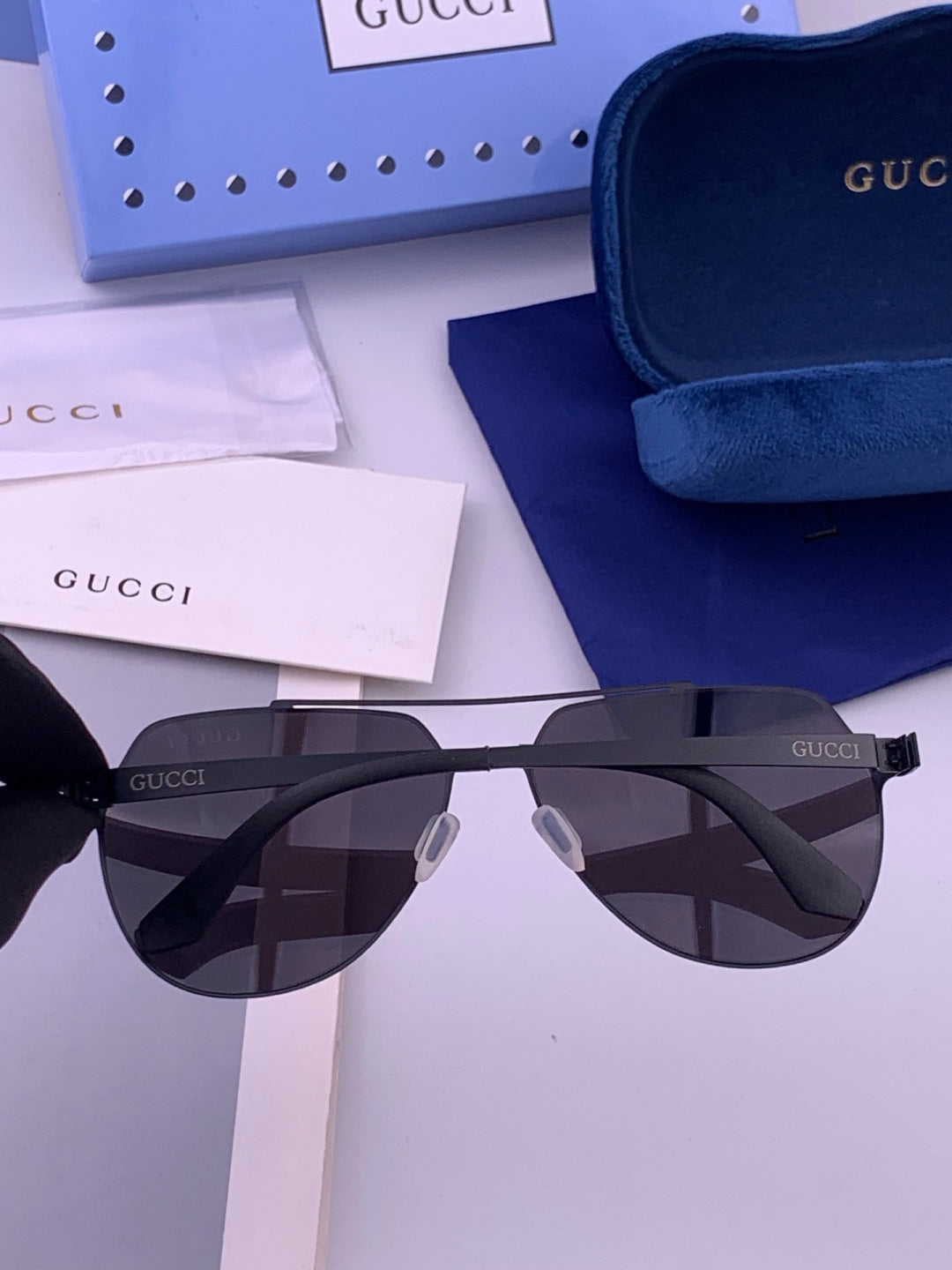 Gucci G3501 Fashion Gold Lens Sunglasses for Men & Women - detail image 4