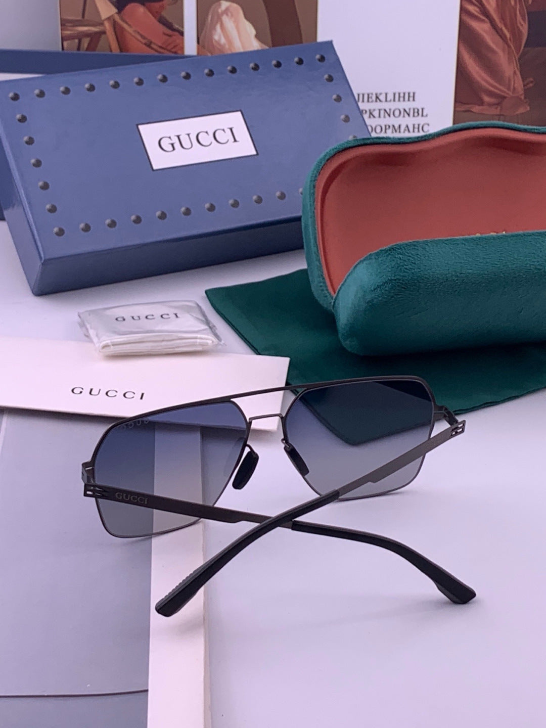 Gucci G711 Polarized Fashion Brown Lens Sunglasses for Men & Women - 431340 - detail image 5