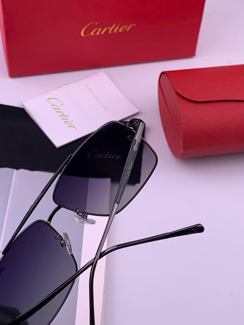 Cartier CK8100 Polarized Fashion Gold Lens Sunglasses for Men & Women - 449553 - detail image 4