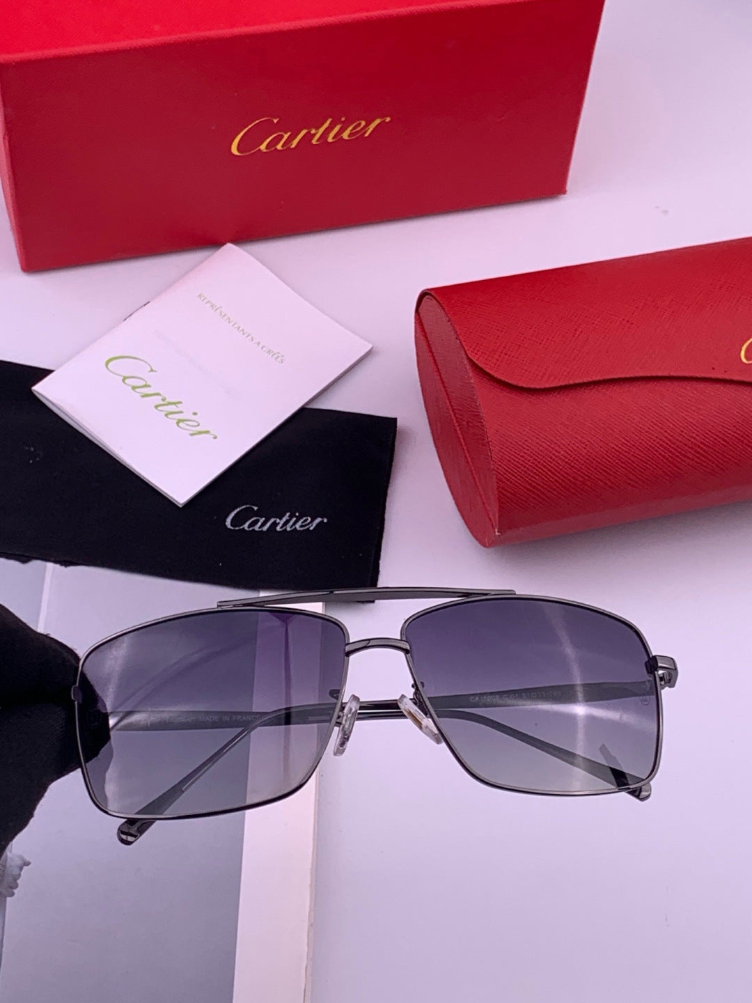 Cartier CK8100 Polarized Fashion Gold Lens Sunglasses for Men & Women - 449553