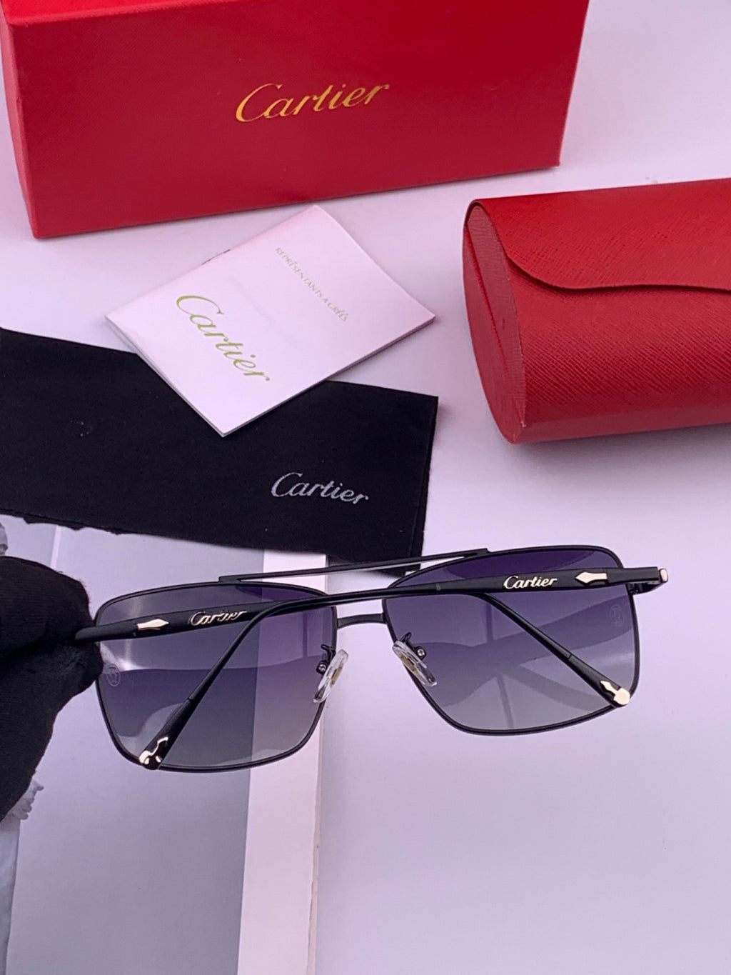 Cartier CK8100 Polarized Fashion Gold Lens Sunglasses for Men & Women - 449554 - detail image 4