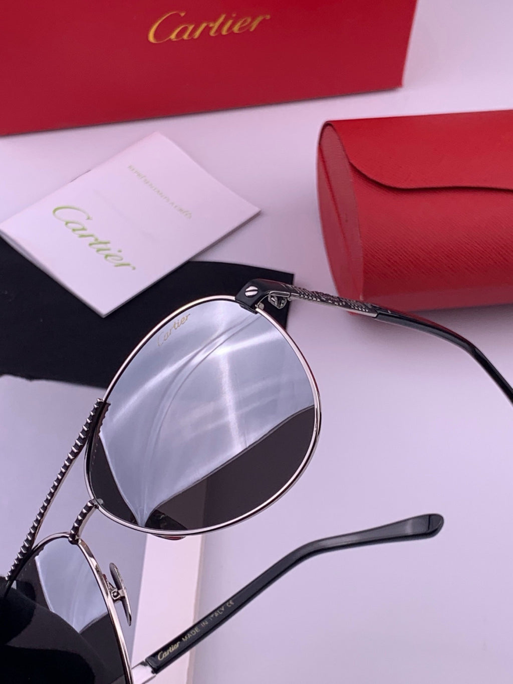Cartier CK1080 Polarized Fashion Gold Lens Sunglasses for Men & Women - 449556 - detail image 3
