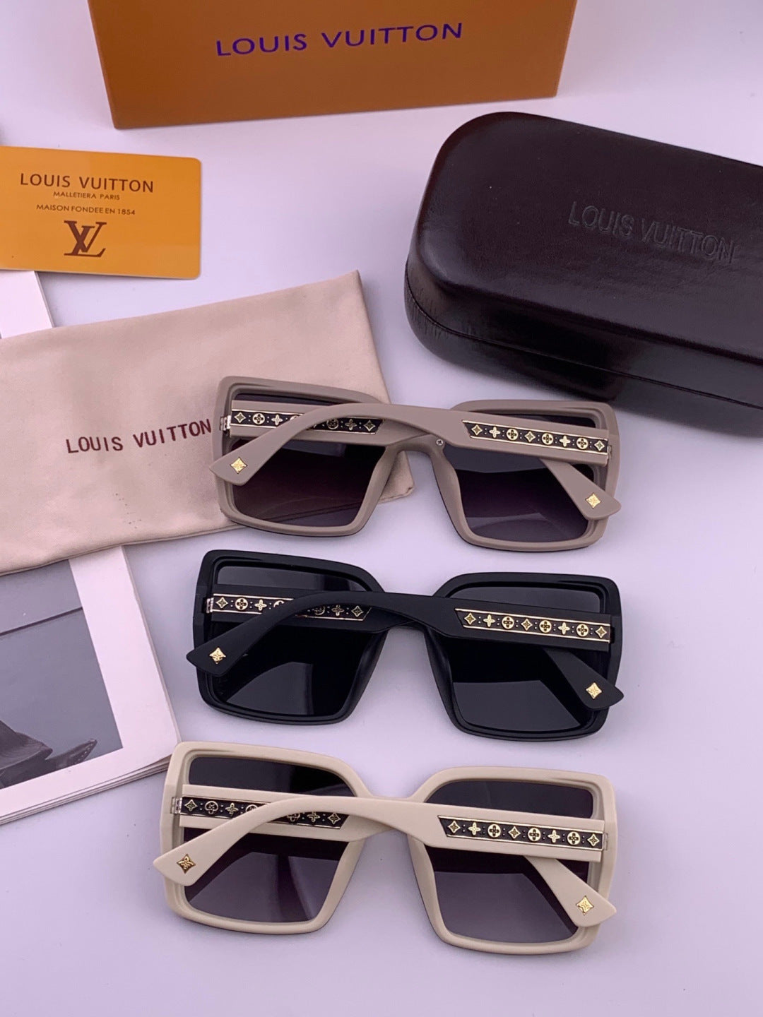 Louis Vuitton Fashion Gold Lens Sunglasses for Men & Women - 448591 - detail image 6