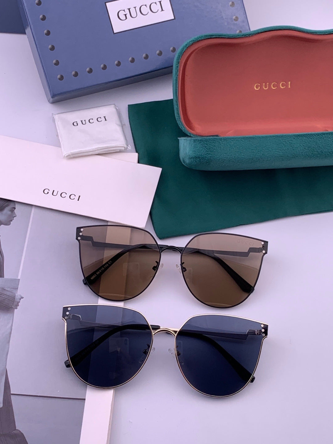 Gucci G3660 Fashion Gold Lens Sunglasses for Men & Women - 448720 - detail image 7