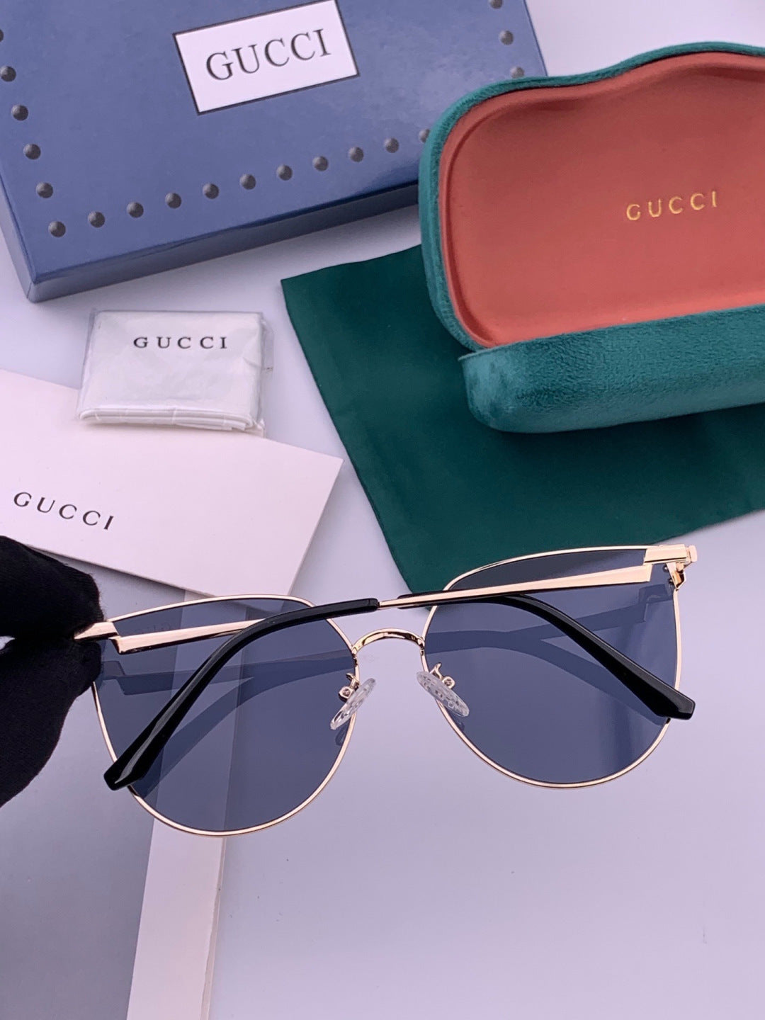 Gucci G3660 Fashion Red Lens Sunglasses for Men & Women - 448721 - detail image 3