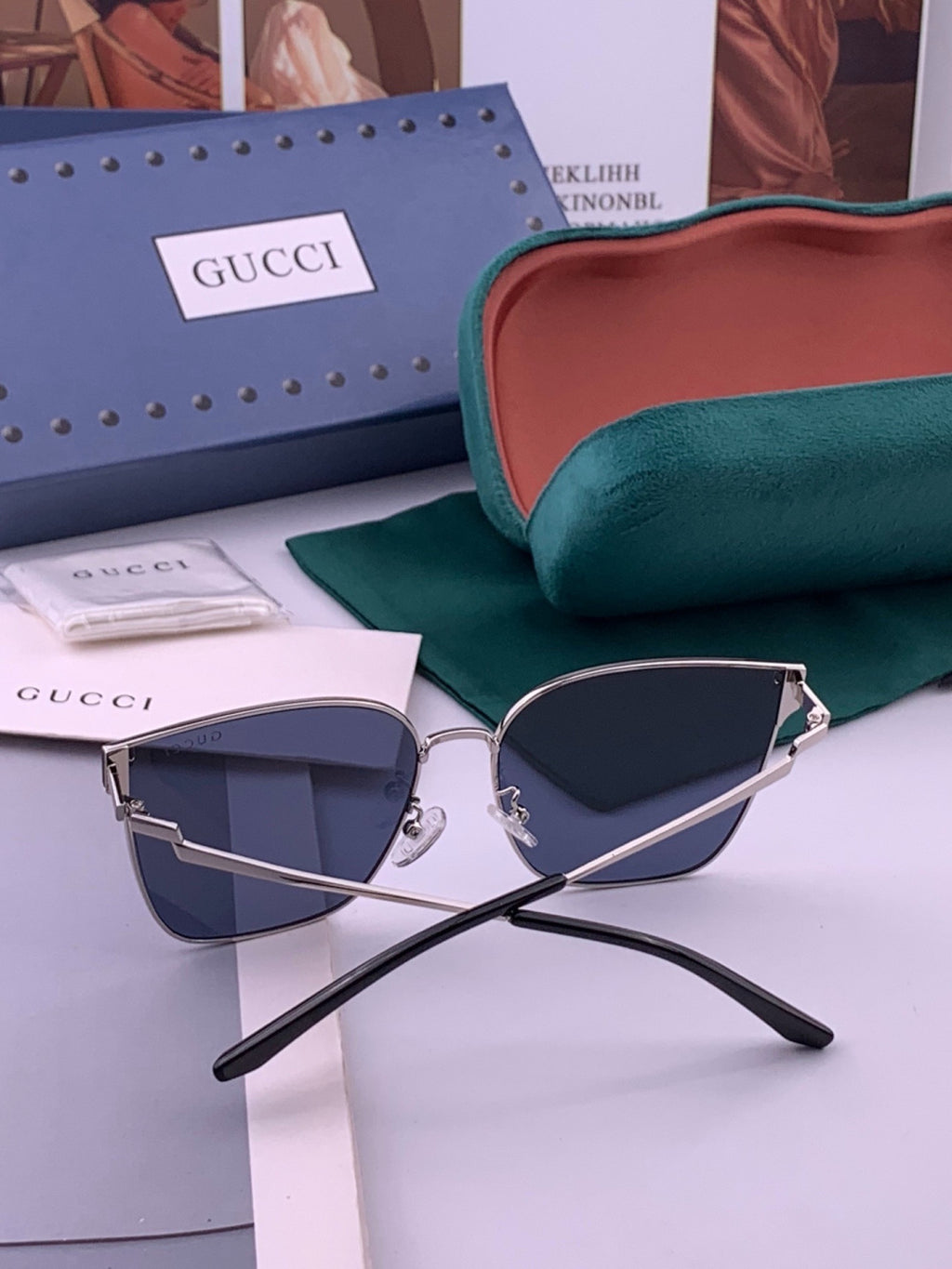 Gucci G2660 Fashion Gold Lens Sunglasses for Men & Women - 448733 - detail image 5