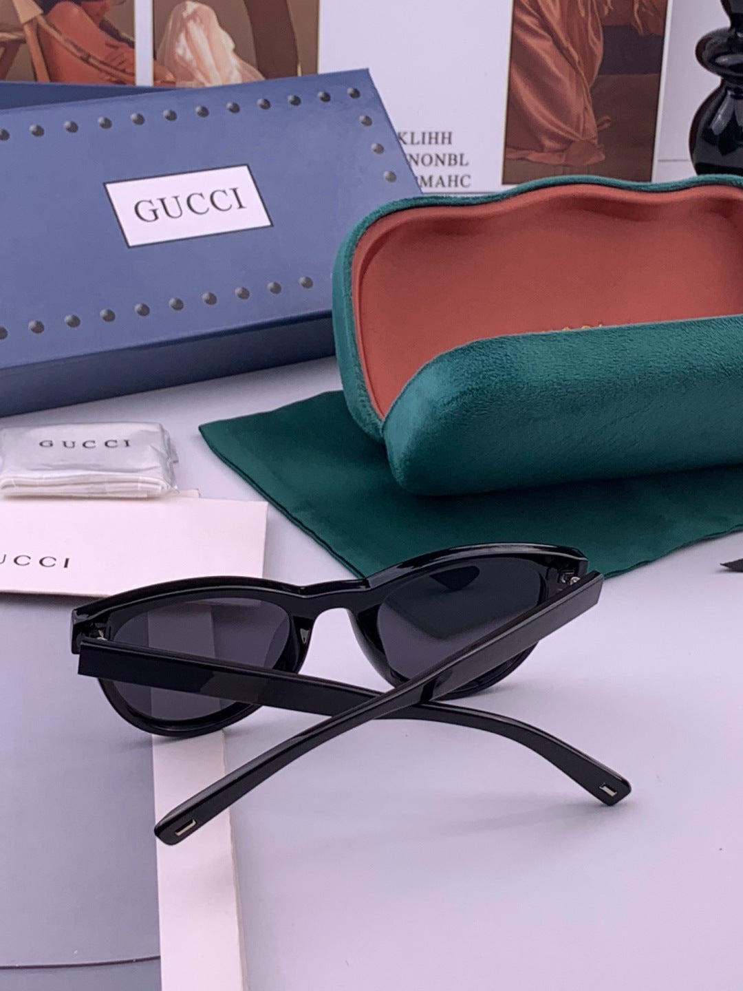 Gucci G868 Polarized Fashion Gold Lens Sunglasses for Men & Women - 448736 - detail image 7