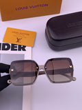 Louis Vuitton L5710 Polarized Square Brown Lens Sunglasses for Men & - 448519