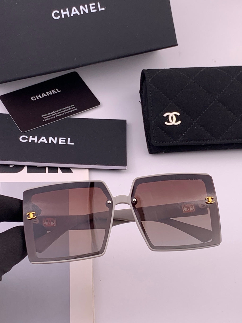 Chanel CH5250 Polarized Square Brown Lens Sunglasses for Women - 449052