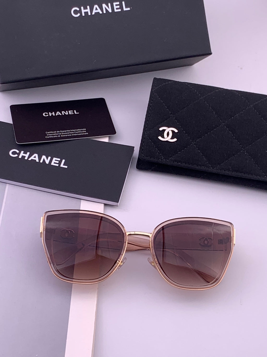 Chanel CH6991 Polarized Round Black Lens Sunglasses for Women - 449056 - detail image 6