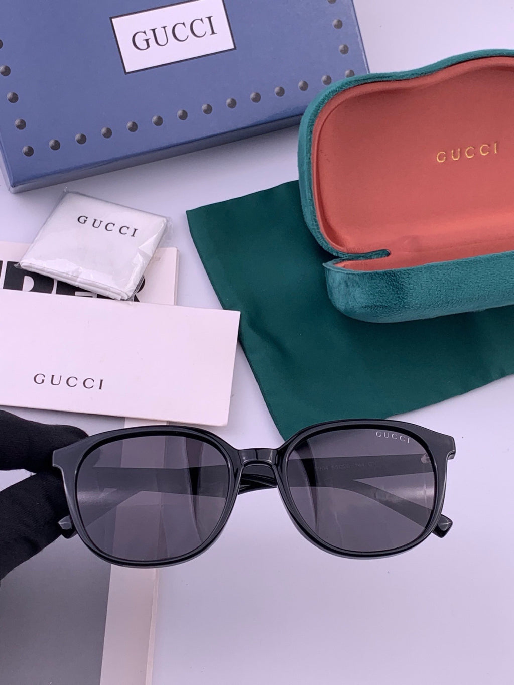 Gucci G4990 Polarized Square Orange Lens Sunglasses for Women - 448688