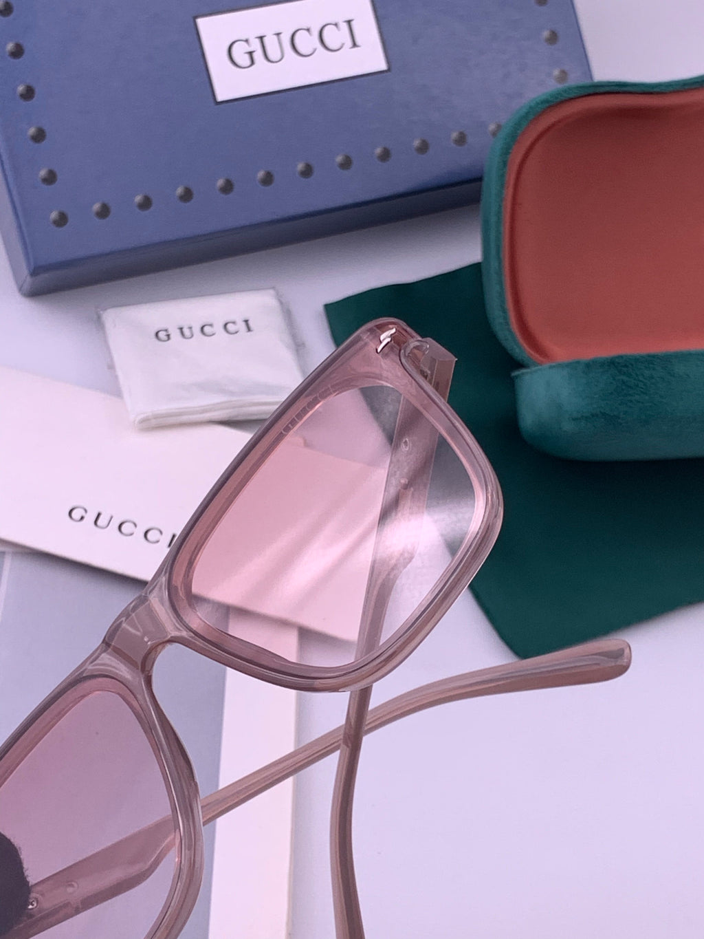 Gucci G65501 Polarized Square Brown Lens Sunglasses for Women - 448693 - detail image 4