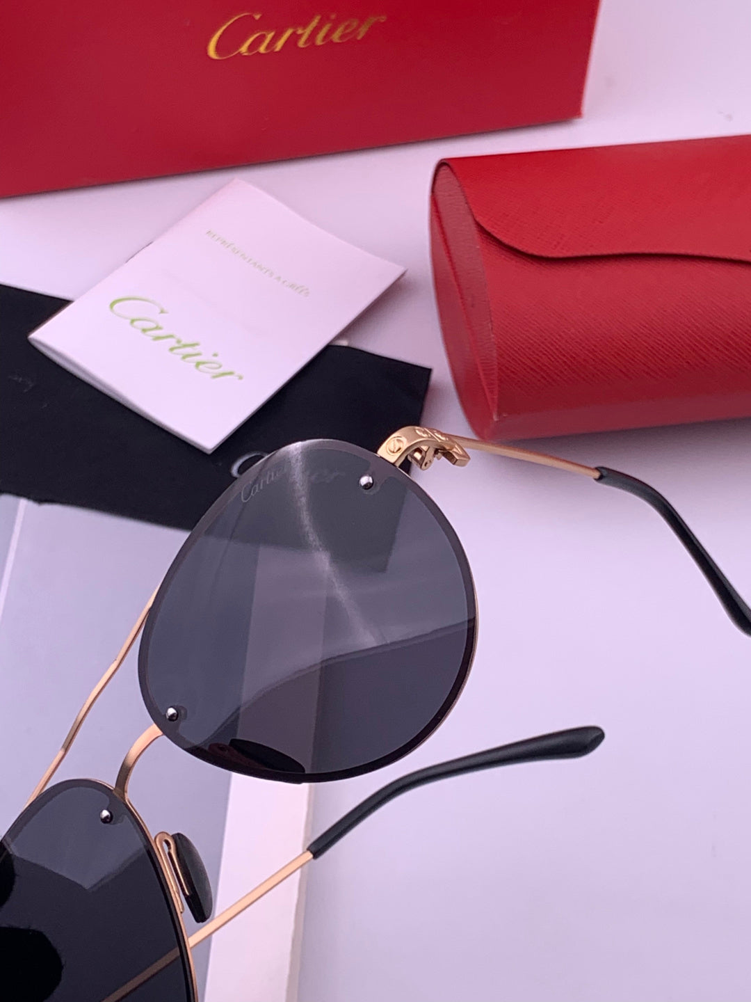 Cartier CK880663 Polarized Fashion Brown Lens Sunglasses for Men & Wo - 449515 - detail image 3