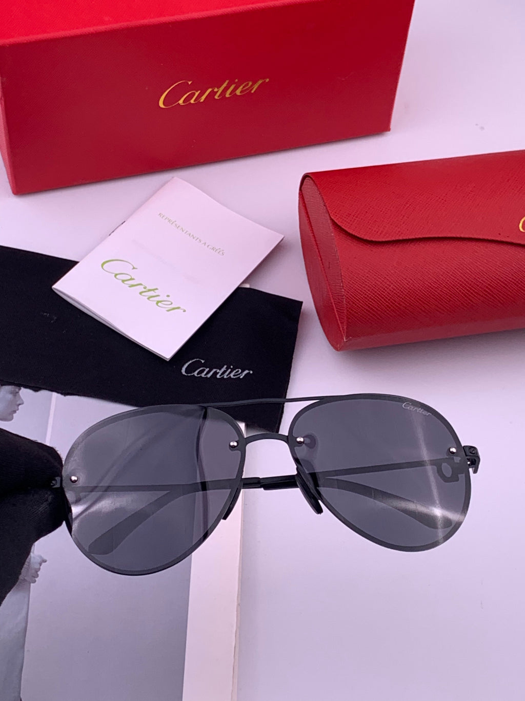 Cartier CK880663 Polarized Fashion Orange Lens Sunglasses for Men & W - 449516