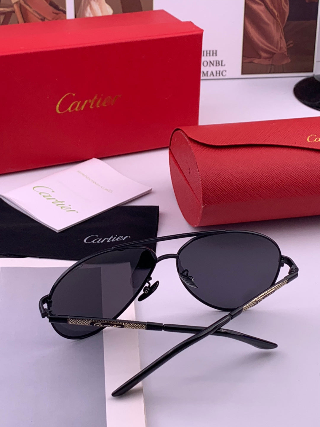 Cartier CK4080 Polarized Fashion Orange Lens Sunglasses for Men & Wom - 449519 - detail image 6