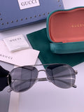 Gucci 5327 Polarized Aviator Gold Lens Sunglasses for Men & Women - 448704