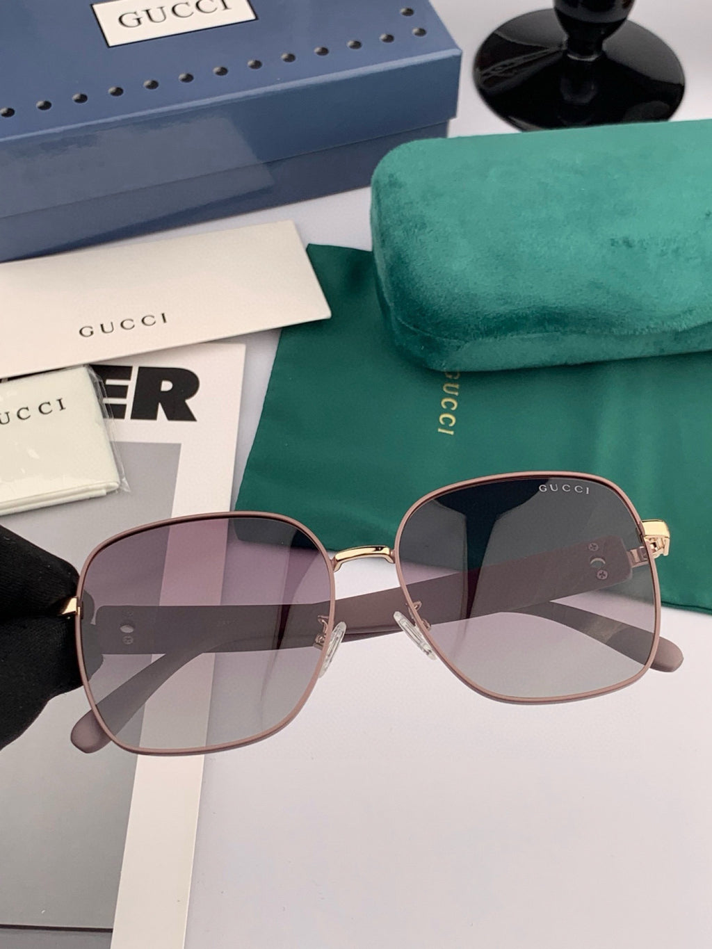 Gucci G9388 Round Brown Lens Sunglasses for Men & Women - 448706 - detail image 2