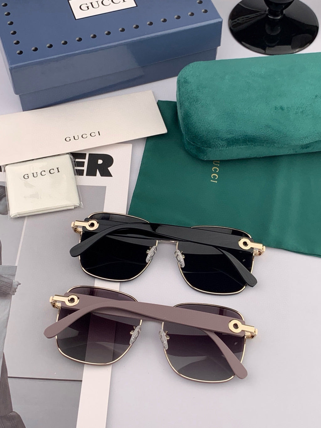 Gucci G9388 Round Brown Lens Sunglasses for Men & Women - 448706 - detail image 6