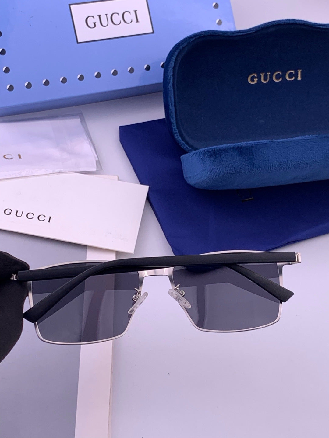 Gucci G6807 Polarized Aviator Gold Lens Sunglasses for Men & Women - 448711 - detail image 4
