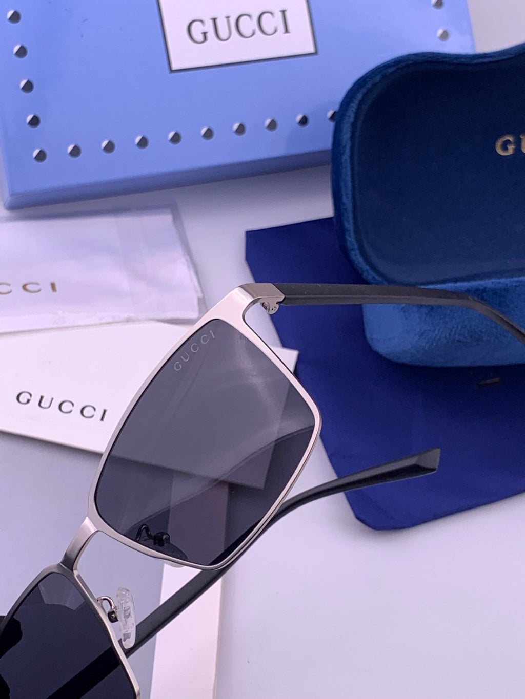 Gucci G6807 Polarized Aviator Gold Lens Sunglasses for Men & Women - 448711 - detail image 3