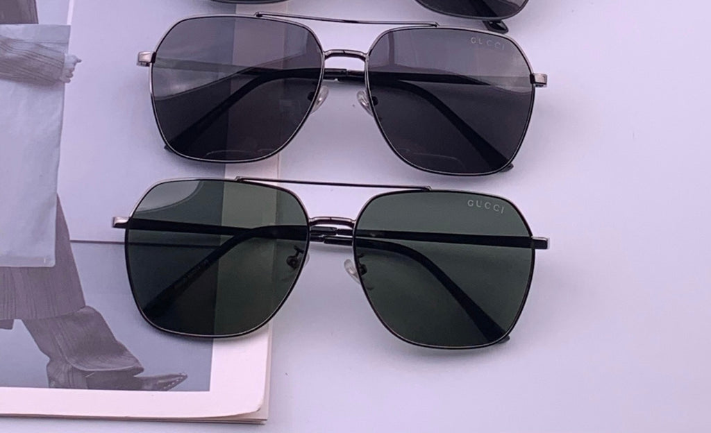 Gucci 0863 Polarized Aviator Gold Lens Sunglasses for Men & Women - 448713 - detail image 7