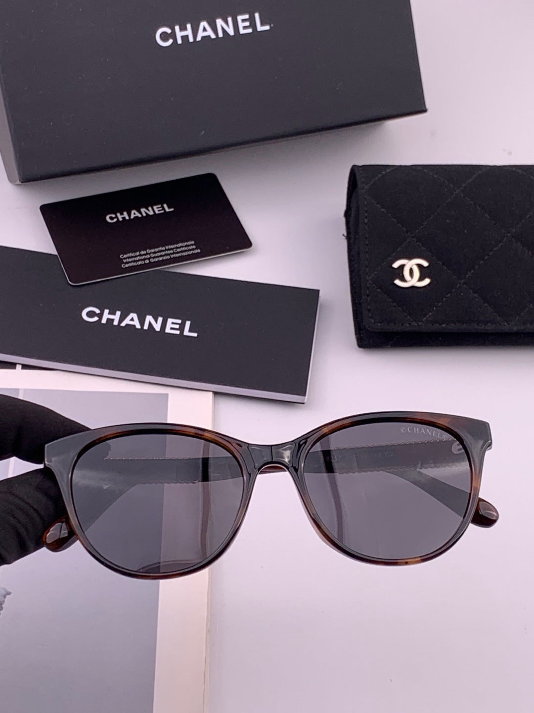 Chanel CH7821 Polarized Round Brown Lens Sunglasses for Men & Women - 449045