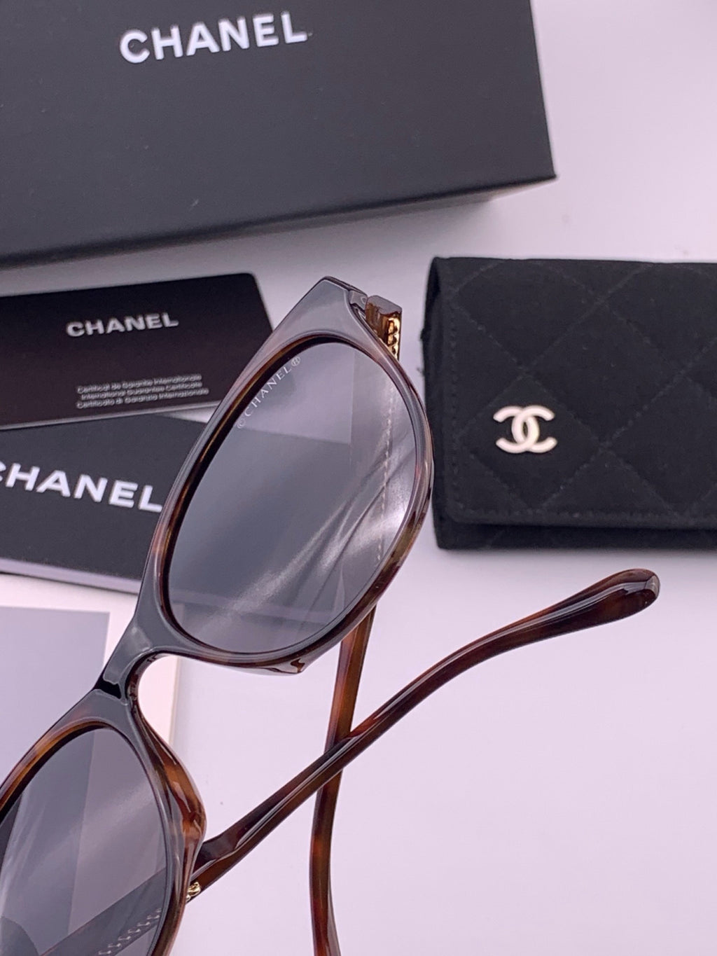 Chanel CH7821 Polarized Round Brown Lens Sunglasses for Men & Women - 449045 - detail image 4