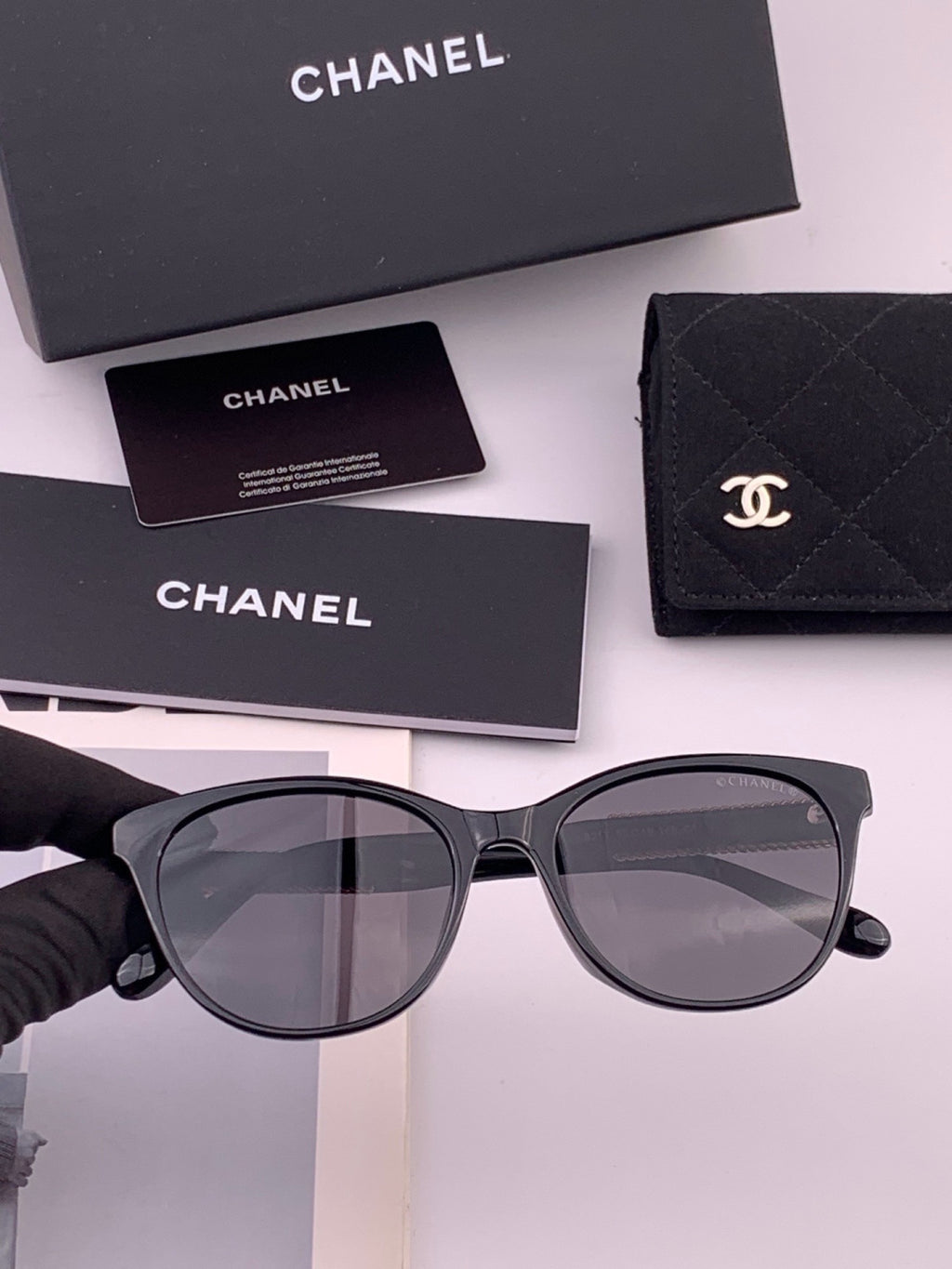 Chanel CH7821 Polarized Round Brown Lens Sunglasses for Men & Women - 449046